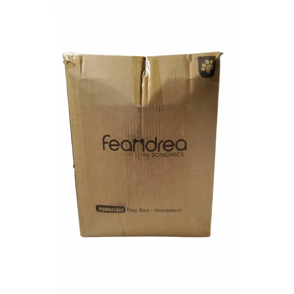 new feandrea by songmics beige donut dog bed 32